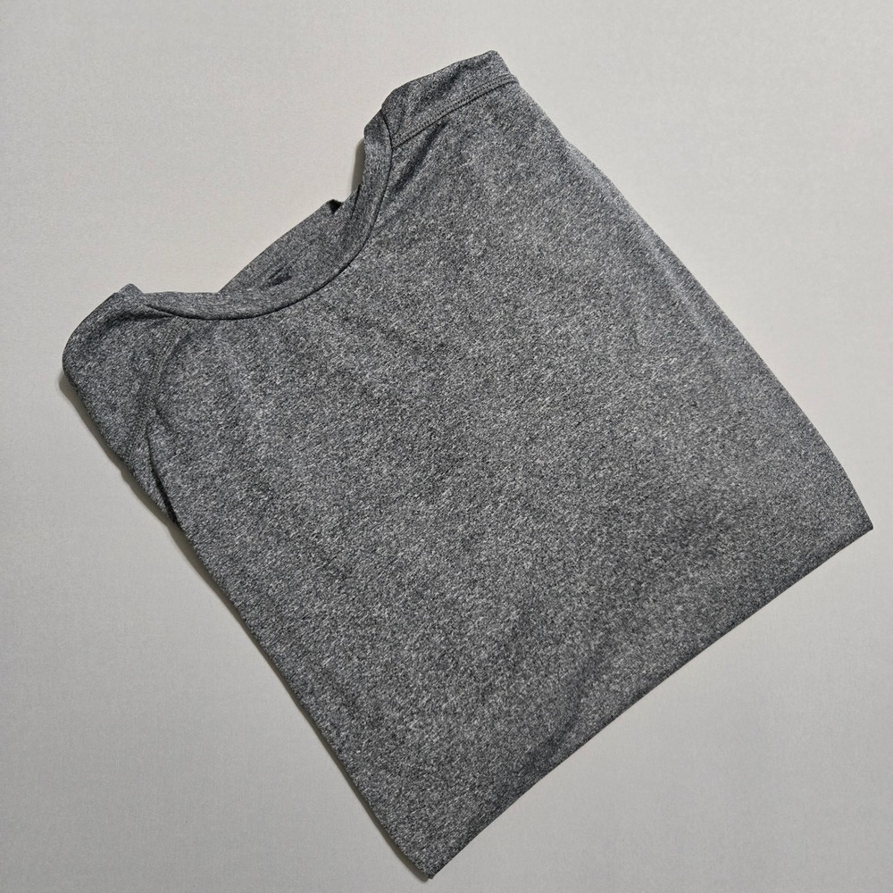 Champion Vapor Performance Men T-Shirt XL Gray Heather Short Sleeve Gym Training